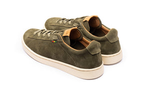 
                
                    Load image into Gallery viewer, Jagama Olive Green Suede
                
            